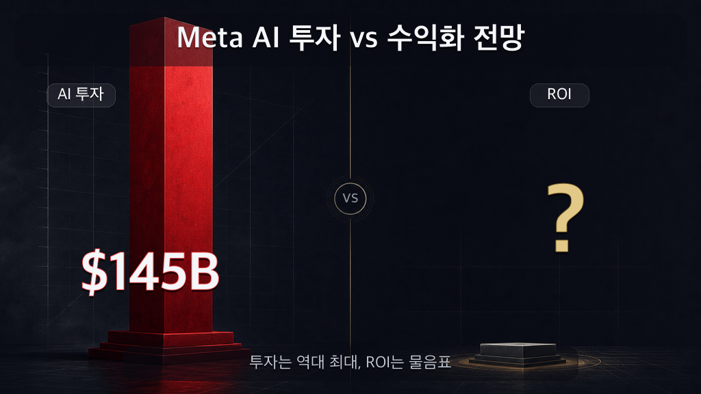 Meta AI 투자 vs 수익화 전망 — 투자는 역대 최대, ROI는 물음표