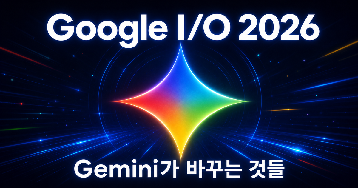 Google I/O 2026에서 공개한 AI 전략의 핵심: Gemini가 바꾸는 것들
