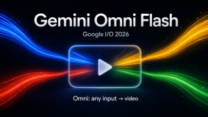 Gemini Omni Flash: 구글 첫 영상 생성 멀티모달, 오늘부터 Gemini 앱·Flow·YouTube Shorts에 쏟아진다