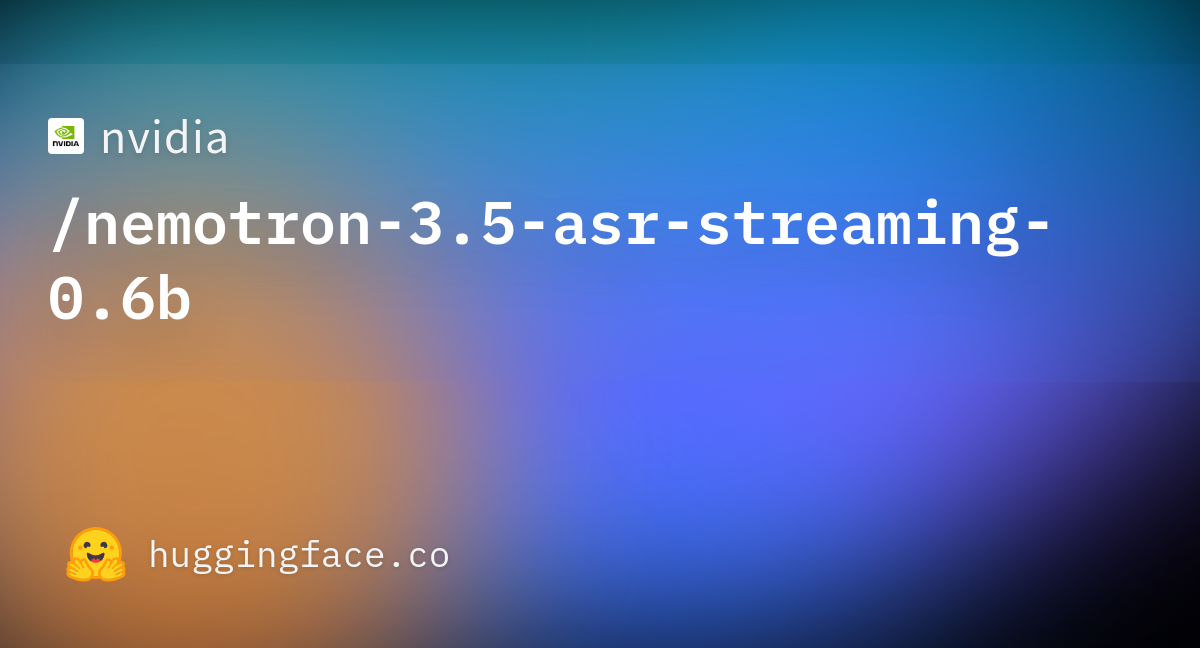 Nemotron 3.5 ASR, 한국어 보이스 에이전트와 회의록에 바로 쓸 수 있을까